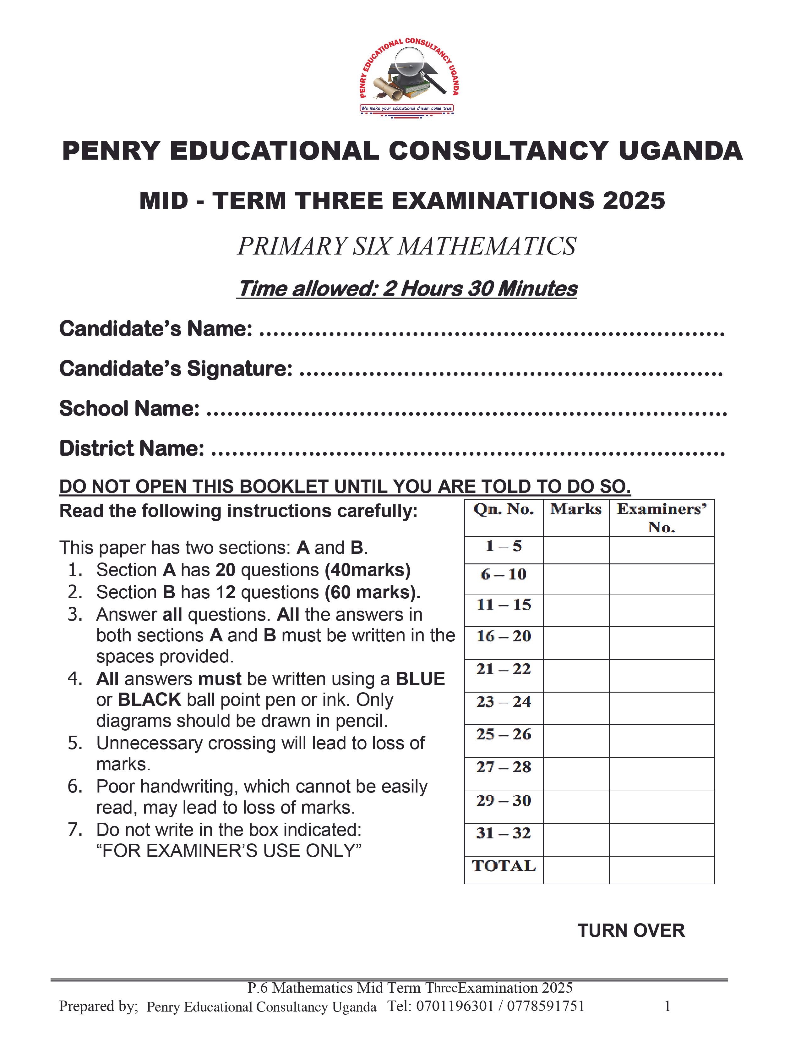 Assessment Tests & Exams