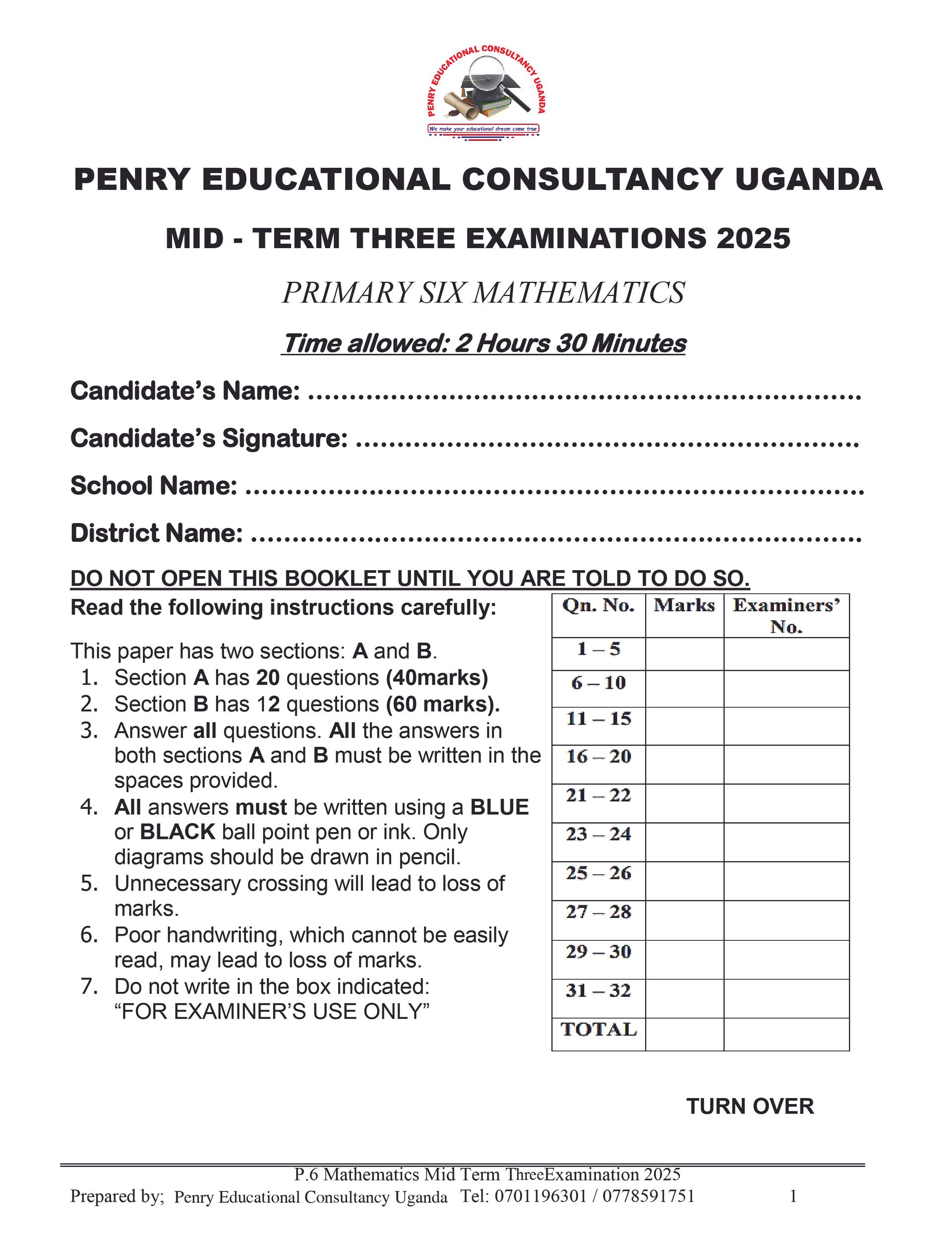 Assessment Tests & Exams